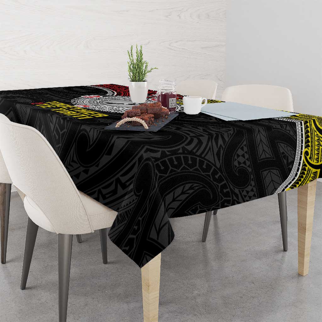 Aotearoa and Niue Mo Te Tiriti Tablecloth New Zealand Honour The Treaty Ake!Ake!Ake! LT9 - Polynesian Pride