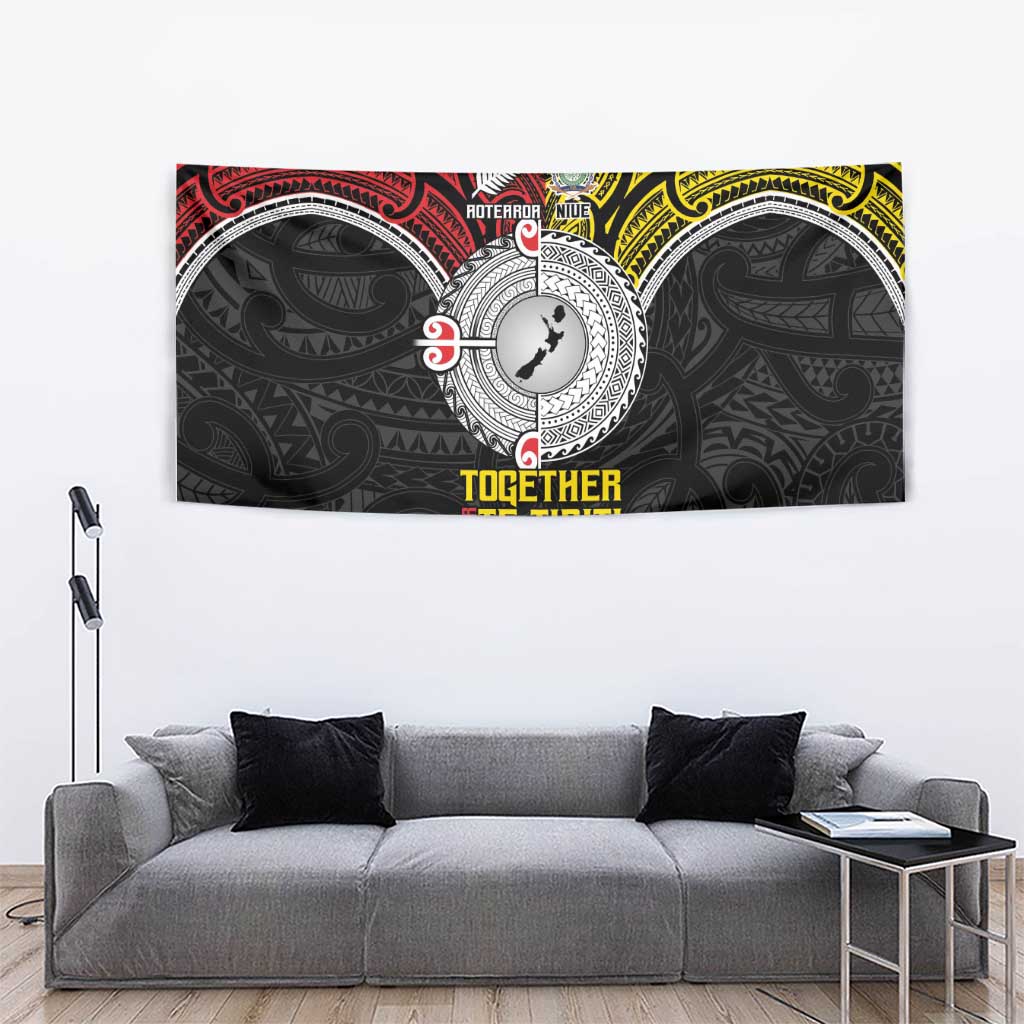 Aotearoa and Niue Mo Te Tiriti Tapestry New Zealand Honour The Treaty Ake!Ake!Ake!