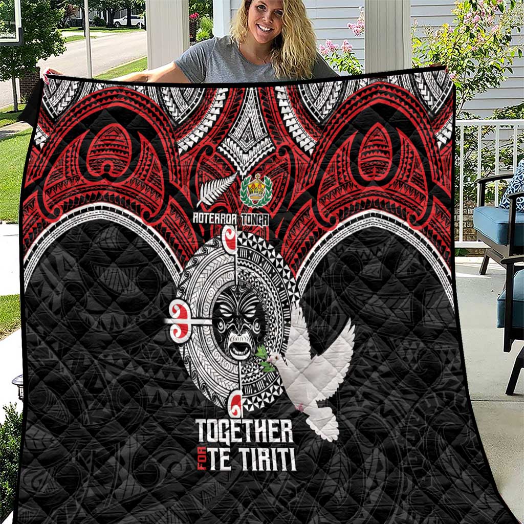 Aotearoa and Tonga Mo Te Tiriti Quilt New Zealand Honour The Treaty Ake!Ake!Ake!