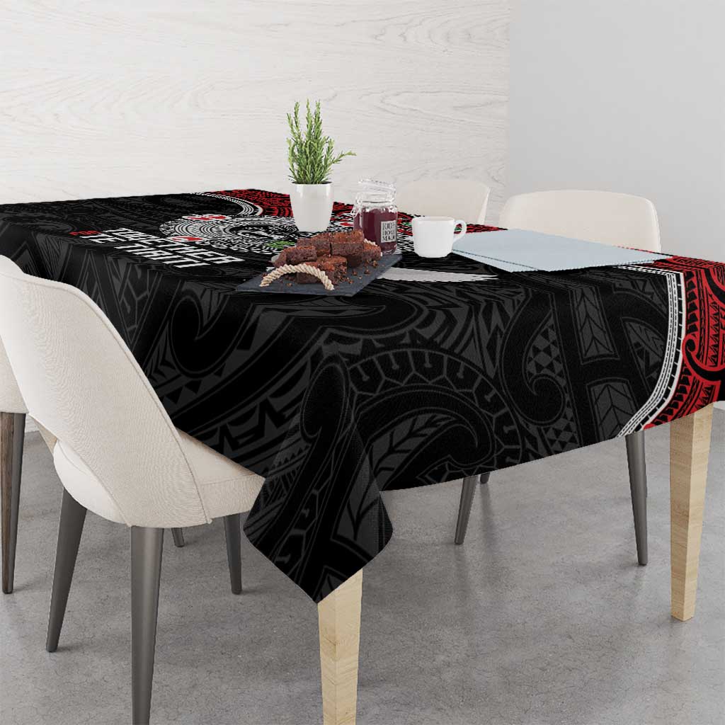 Aotearoa and Tonga Mo Te Tiriti Tablecloth New Zealand Honour The Treaty Ake!Ake!Ake! LT9 - Polynesian Pride