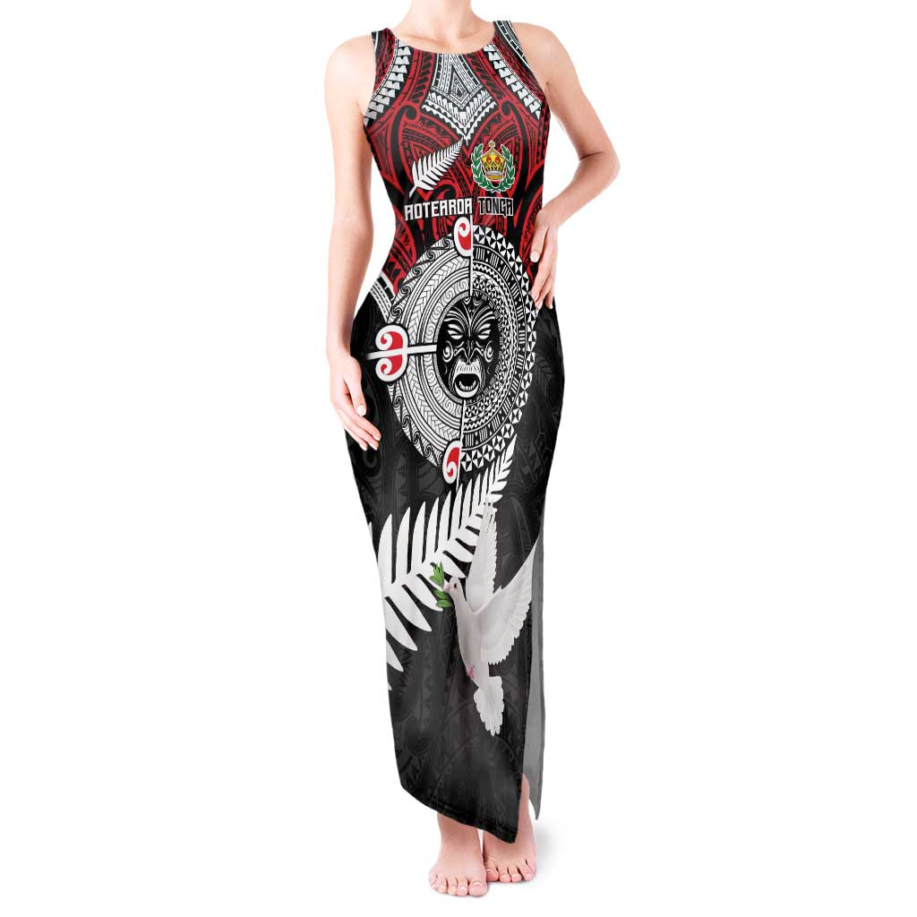 Aotearoa and Tonga Mo Te Tiriti Tank Maxi Dress New Zealand Honour The Treaty Ake!Ake!Ake!