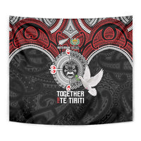 Aotearoa and Tonga Mo Te Tiriti Tapestry New Zealand Honour The Treaty Ake!Ake!Ake!