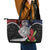 Aotearoa and Samoa Mo Te Tiriti Leather Tote Bag Tangata Moana Stand with Tangata Whenua