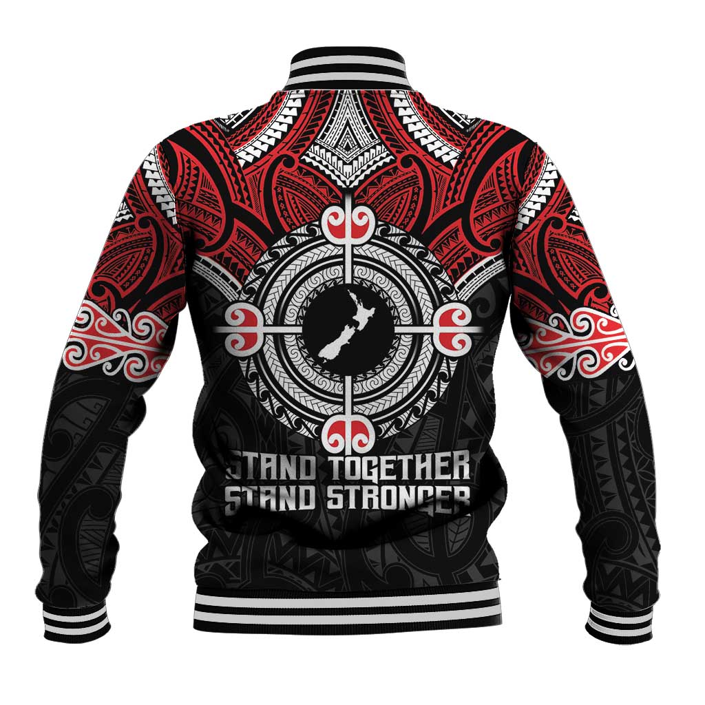 Aotearoa Proud To Be Maori Baseball Jacket New Zealand Fight Together LT9 - Polynesian Pride