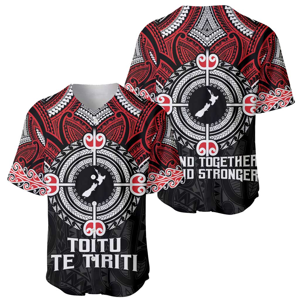 Aotearoa Proud To Be Maori Baseball Jersey New Zealand Fight Together