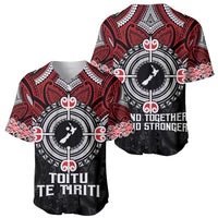 Aotearoa Proud To Be Maori Baseball Jersey New Zealand Fight Together