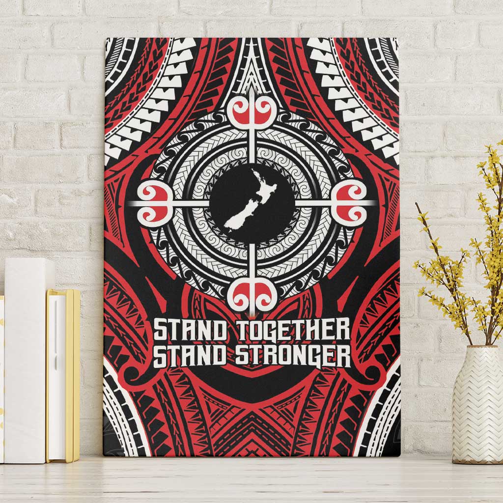 Aotearoa Proud To Be Maori Canvas Wall Art New Zealand Fight Together