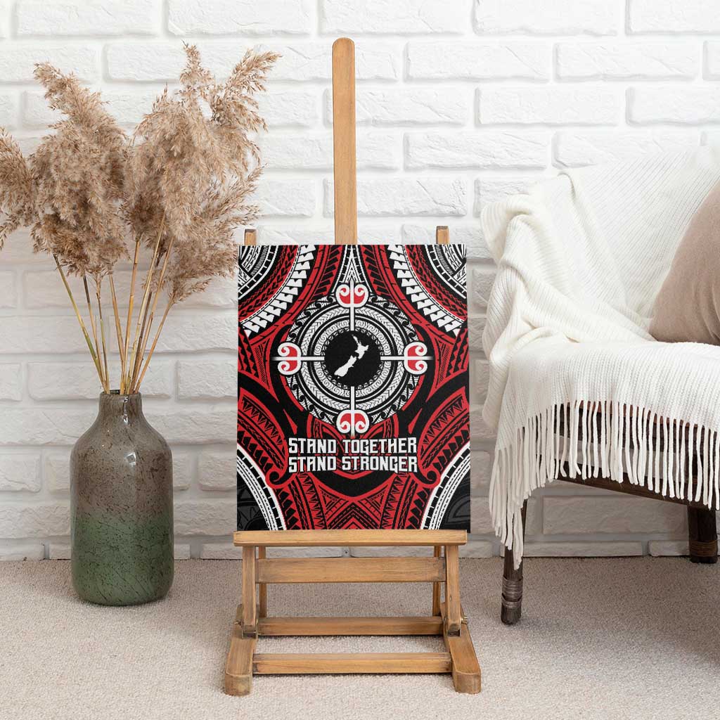 Aotearoa Proud To Be Maori Canvas Wall Art New Zealand Fight Together LT9 - Polynesian Pride