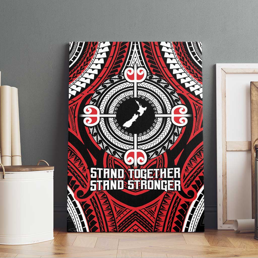 Aotearoa Proud To Be Maori Canvas Wall Art New Zealand Fight Together LT9 - Polynesian Pride
