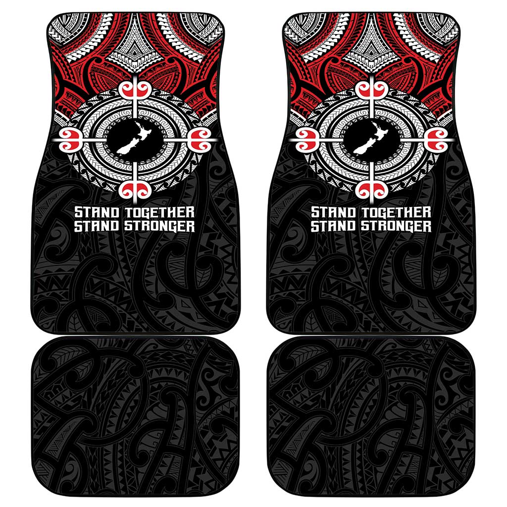 Aotearoa Proud To Be Maori Car Mats New Zealand Fight Together LT9 - Polynesian Pride