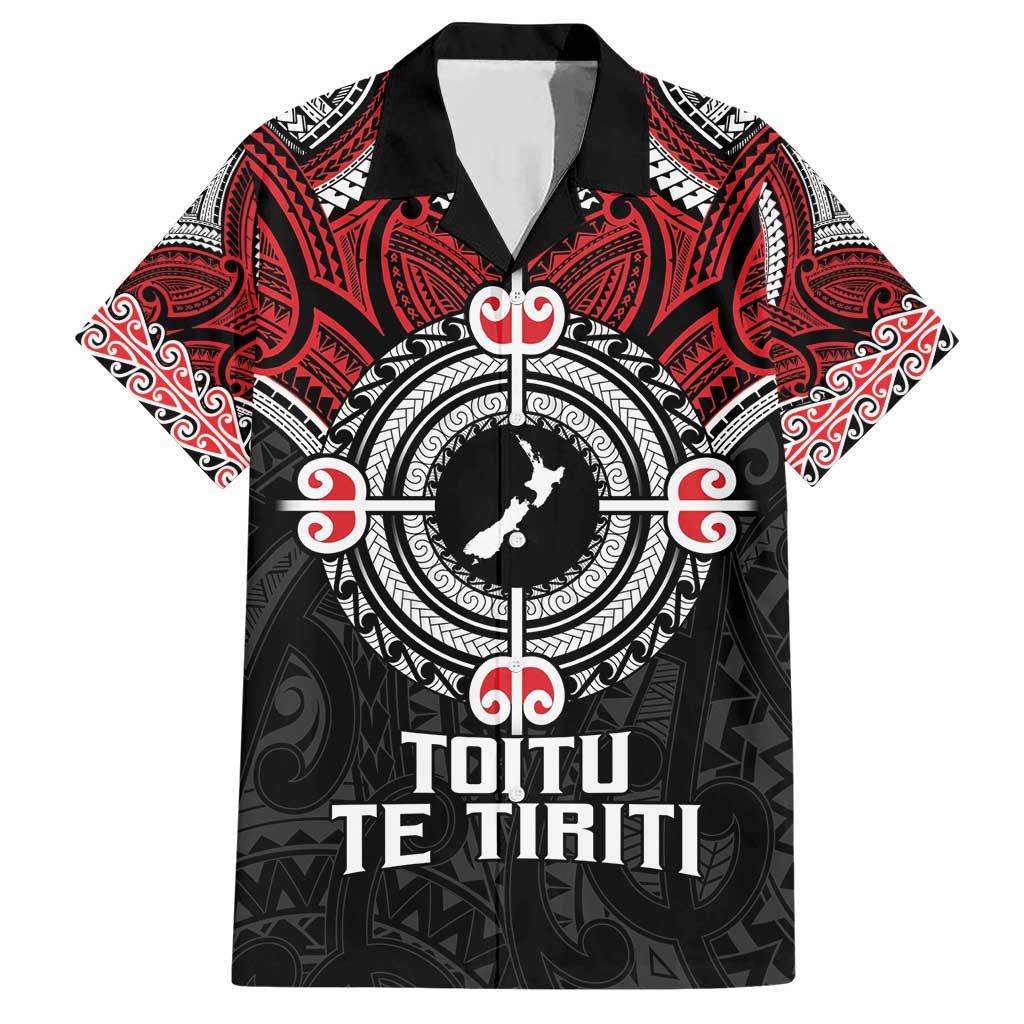 Aotearoa Proud To Be Maori Hawaiian Shirt New Zealand Fight Together LT9 Red - Polynesian Pride