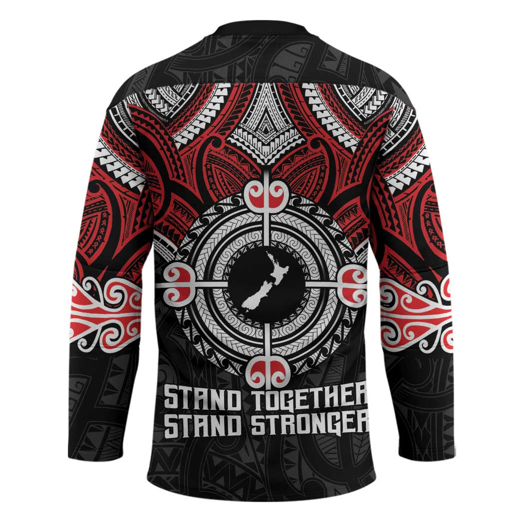 Aotearoa Proud To Be Maori Hockey Jersey New Zealand Fight Together - Polynesian Pride