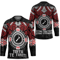 Aotearoa Proud To Be Maori Hockey Jersey New Zealand Fight Together - Polynesian Pride