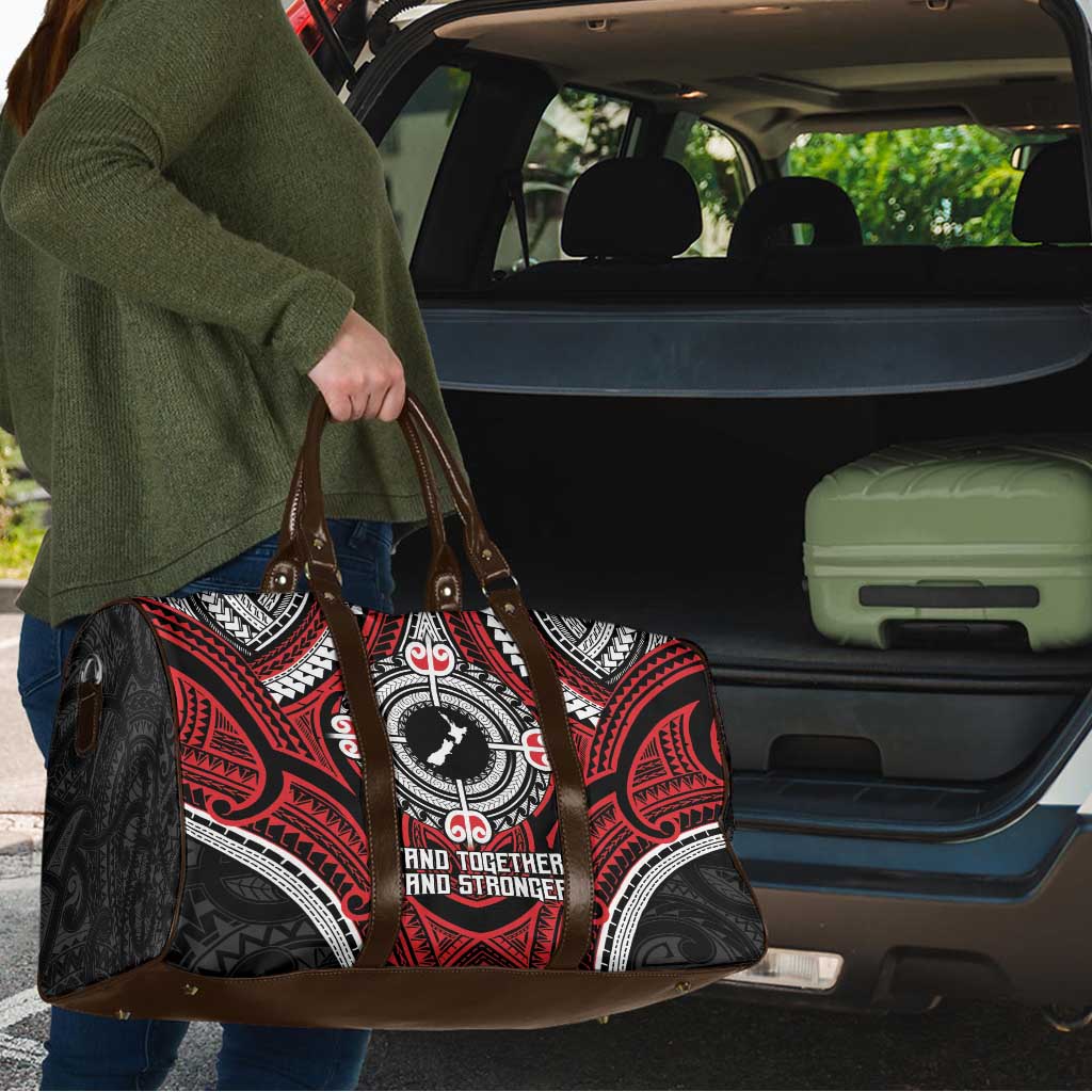 Aotearoa Proud To Be Maori Travel Bag New Zealand Fight Together - Polynesian Pride