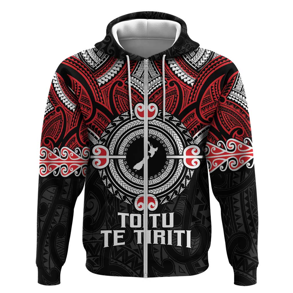 Aotearoa Proud To Be Maori Zip Hoodie New Zealand Fight Together