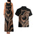 Personalised Valentines Day Romantic Lovers Couples Matching Tank Maxi Dress and Hawaiian Shirt LT9 - Polynesian Pride