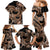 Polynesia Valentines Day Forever In My Heart Tattoo Family Matching Mermaid Dress and Hawaiian Shirt Gold Style LT9 - Polynesian Pride