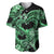 Polynesia Valentines Day Forever In My Heart Tattoo Baseball Jersey Green Style LT9 Green - Polynesian Pride