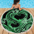 Polynesia Valentines Day Forever In My Heart Tattoo Beach Blanket Green Style LT9 - Polynesian Pride