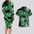 Polynesia Valentines Day Forever In My Heart Tattoo Couples Matching Long Sleeve Bodycon Dress and Hawaiian Shirt Green Style LT9 - Polynesian Pride