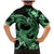 Polynesia Valentines Day Forever In My Heart Tattoo Family Matching Mermaid Dress and Hawaiian Shirt Green Style LT9 - Polynesian Pride