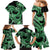 Polynesia Valentines Day Forever In My Heart Tattoo Family Matching Mermaid Dress and Hawaiian Shirt Green Style LT9 - Polynesian Pride