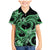 Polynesia Valentines Day Forever In My Heart Tattoo Family Matching Mermaid Dress and Hawaiian Shirt Green Style LT9 Son's Shirt Green - Polynesian Pride