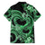 Polynesia Valentines Day Forever In My Heart Tattoo Family Matching Puletasi and Hawaiian Shirt Green Style LT9 - Polynesian Pride