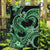 Polynesia Valentines Day Forever In My Heart Tattoo Garden Flag Green Style LT9 Garden Flag Green - Polynesian Pride