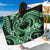 Polynesia Valentines Day Forever In My Heart Tattoo Sarong Green Style LT9 One Size 44 x 66 inches Green - Polynesian Pride