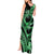 Polynesia Valentines Day Forever In My Heart Tattoo Tank Maxi Dress Green Style LT9 - Polynesian Pride