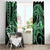 Polynesia Valentines Day Forever In My Heart Tattoo Window Curtain Green Style LT9 - Polynesian Pride