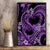 Polynesia Valentines Day Forever In My Heart Tattoo Canvas Wall Art Purple Style LT9 - Polynesian Pride