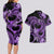 Polynesia Valentines Day Forever In My Heart Tattoo Couples Matching Long Sleeve Bodycon Dress and Hawaiian Shirt Purple Style LT9 - Polynesian Pride