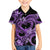 Polynesia Valentines Day Forever In My Heart Tattoo Family Matching Off Shoulder Short Dress and Hawaiian Shirt Purple Style LT9 Son's Shirt Purple - Polynesian Pride