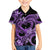 Polynesia Valentines Day Forever In My Heart Tattoo Family Matching Short Sleeve Bodycon Dress and Hawaiian Shirt Purple Style LT9 Son's Shirt Purple - Polynesian Pride