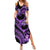 Polynesia Valentines Day Forever In My Heart Tattoo Family Matching Summer Maxi Dress and Hawaiian Shirt Purple Style LT9 Mom's Dress Purple - Polynesian Pride