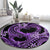 Polynesia Valentines Day Forever In My Heart Tattoo Round Carpet Purple Style LT9 - Polynesian Pride