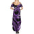 Polynesia Valentines Day Forever In My Heart Tattoo Summer Maxi Dress Purple Style LT9 - Polynesian Pride