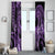 Polynesia Valentines Day Forever In My Heart Tattoo Window Curtain Purple Style LT9 - Polynesian Pride