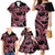 Polynesia Valentines Day Forever In My Heart Tattoo Family Matching Mermaid Dress and Hawaiian Shirt Pink Style LT9 - Polynesian Pride