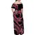 Polynesia Valentines Day Forever In My Heart Tattoo Family Matching Off Shoulder Maxi Dress and Hawaiian Shirt Pink Style LT9 - Polynesian Pride