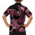 Polynesia Valentines Day Forever In My Heart Tattoo Family Matching Off Shoulder Short Dress and Hawaiian Shirt Pink Style LT9 - Polynesian Pride