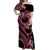 Polynesia Valentines Day Forever In My Heart Tattoo Off Shoulder Maxi Dress Pink Style LT9 Women Pink - Polynesian Pride