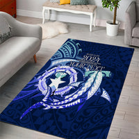 Personalised Northern Mariana Islands Area Rug Commonwealth Day 2024