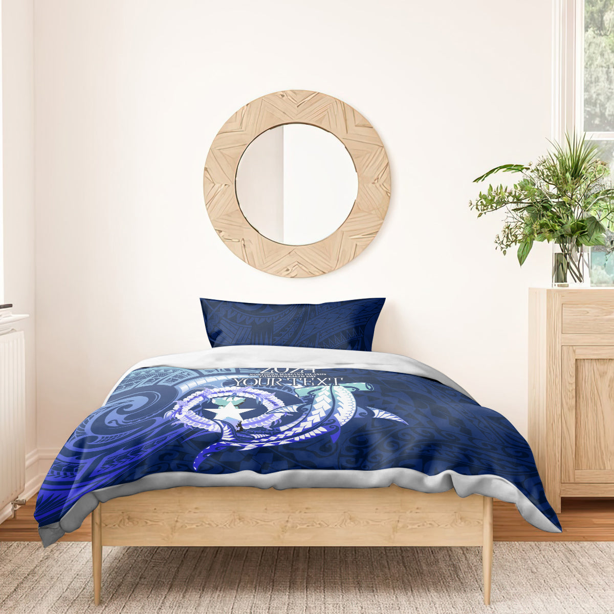 Personalised Northern Mariana Islands Bedding Set Commonwealth Day 2024