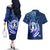 Personalised Northern Mariana Islands Couples Matching Off The Shoulder Long Sleeve Dress and Hawaiian Shirt Commonwealth Day 2024 LT9 - Polynesian Pride