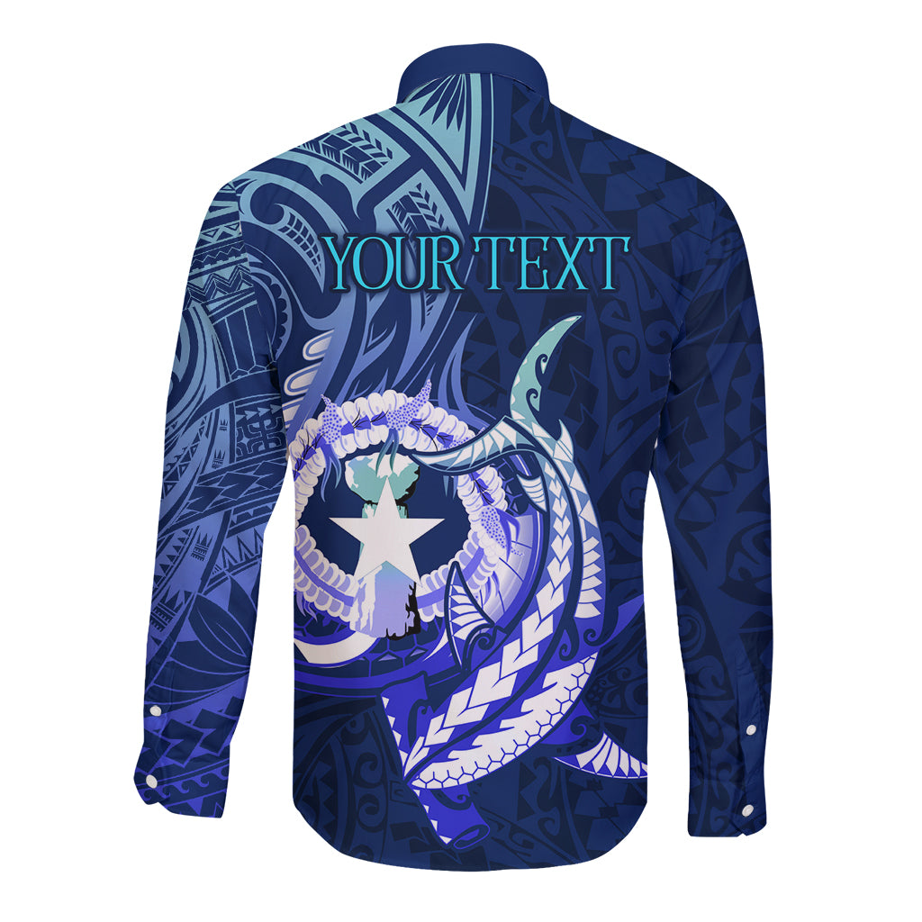 Personalised Northern Mariana Islands Long Sleeve Button Shirt Commonwealth Day 2024 LT9 - Polynesian Pride