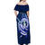 Personalised Northern Mariana Islands Off Shoulder Maxi Dress Commonwealth Day 2024 LT9 - Polynesian Pride