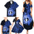 Northern Mariana Islands Ylang-ylang Mwarmwar Family Matching Summer Maxi Dress and Hawaiian Shirt Polynesian Blue Style LT9 - Polynesian Pride